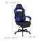 Flash Furniture Black/Blue Reclining Gaming Chair with Footrest CH-00288-BL-GG - alternate 9